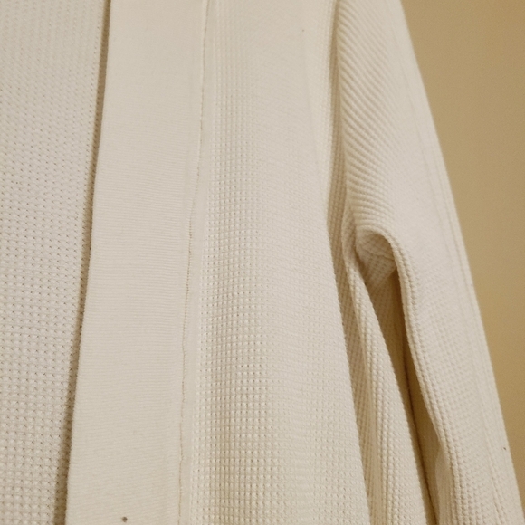 Splendid | Women's Cream Open Henley Tunic Top (Size Medium) - Picture 8 of 14